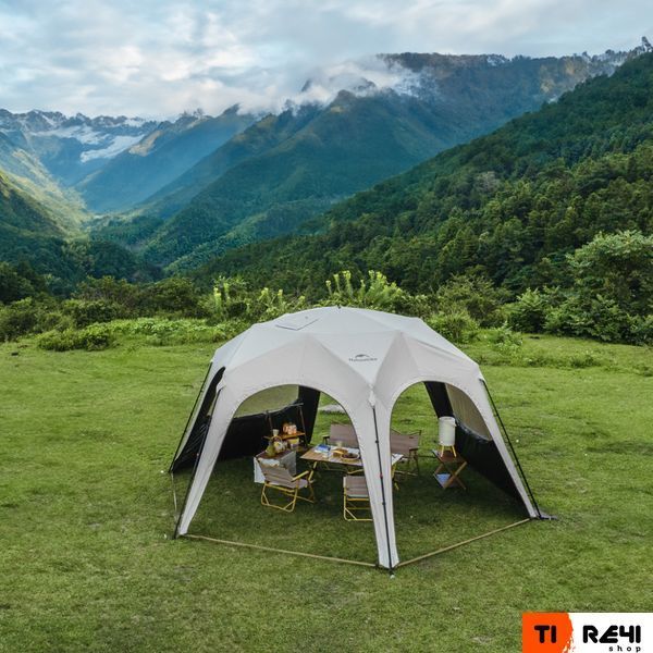 Тент для кемпинга Naturehike CNK230WS014, 4.6 м * 4,0 м, бежевый 6927595794685 фото