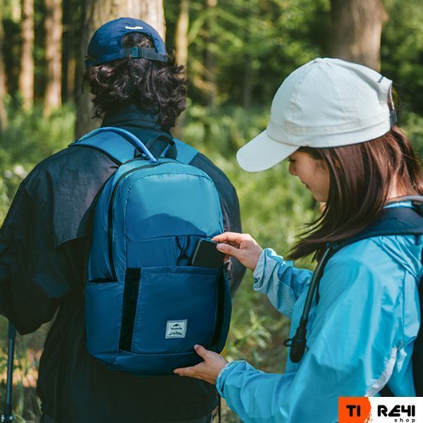 Рюкзак компактний надлегкий Naturehike NH17A017-B Yunyan, 30 л, чорний 6977465868275 фото
