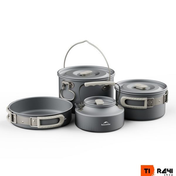 Кастрюля Naturehike CNK2450CF010, 1.7 л, алюминий 6976507663342 фото