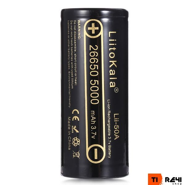 Акумулятор Liitokala Lii-50A 5000 mAh 20A 26650 Li-ion Lii-50A фото