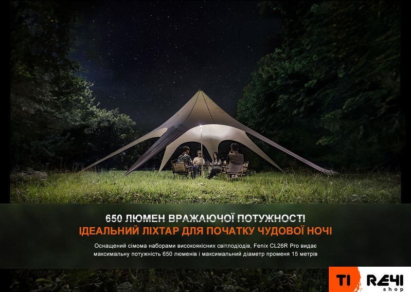 Фонарь кемпинговый Fenix CL26R Pro, мраморный белый CL26RPROWH фото