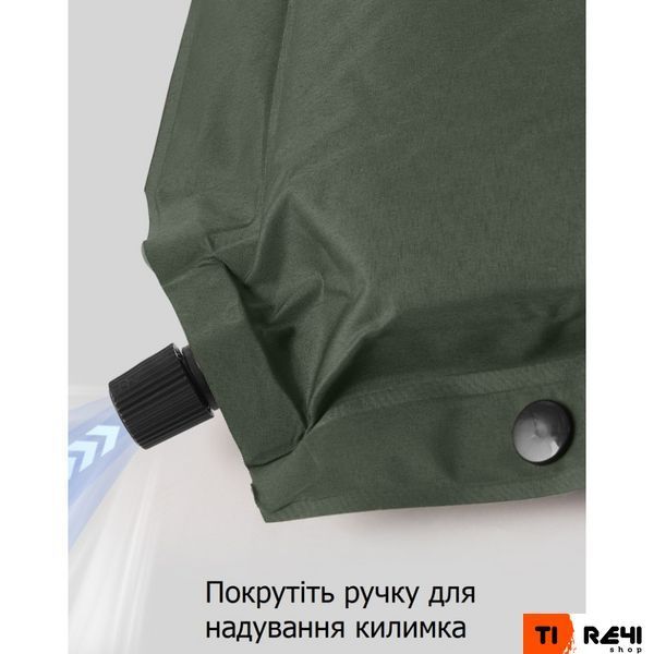 Матрас с подушкой ортопедический одноместный Naturehike CNK2450WS020, самонадувающийся, 200х63х10 см, бежевый 6927595712719 фото