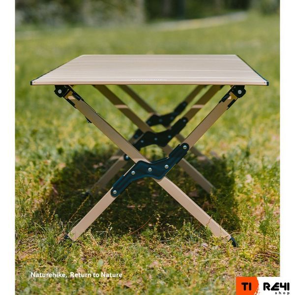 Складной стол Naturehike Star Jane T01 CNK2550JJ018, 119х60 см, углеродистая сталь, бежевый 6977465868046 фото