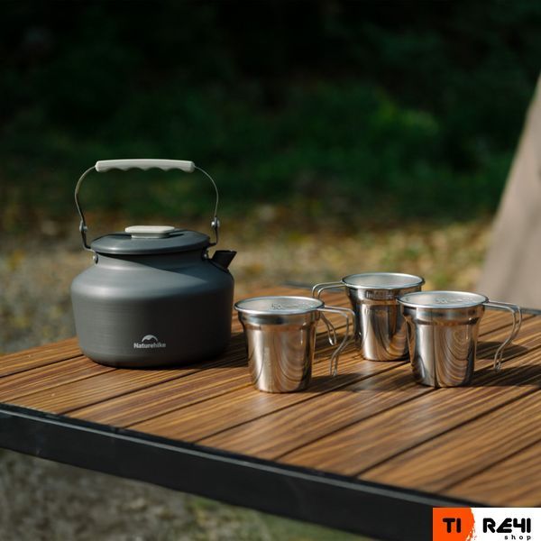 Кемпинговый чайник Naturehike CNK2450CF030 1,4 л, алюминий 6927595788653 фото