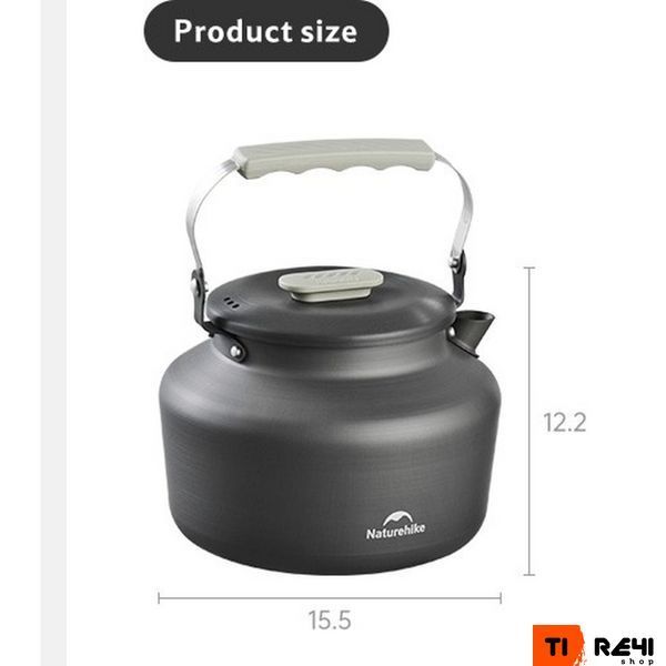 Кемпинговый чайник Naturehike CNK2450CF030 1,4 л, алюминий 6927595788653 фото