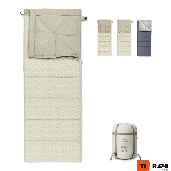 Спальный мешок Naturehike DP200 CNK2300SD012, бежевый 6976023923586 фото