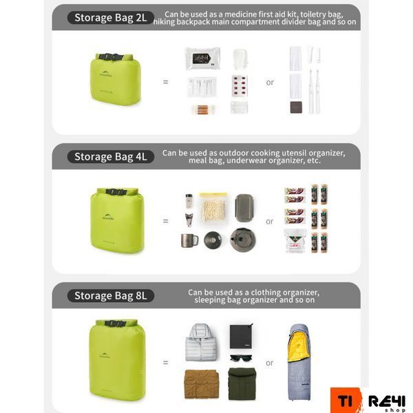 Гермомешок Naturehike CNK2550XB012, 4 л, желтый 6977465868329 фото