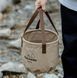 Складное ведро для воды из ПВХ Naturehike&nbsp;NH20SJ040,&nbsp;20&nbsp;л, светло-коричневый 6927595764633 фото 2