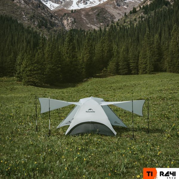 Намет двомісний ультралегкий Naturehike Star River UL CNK2450WS022, коричневий 6975641883067 фото