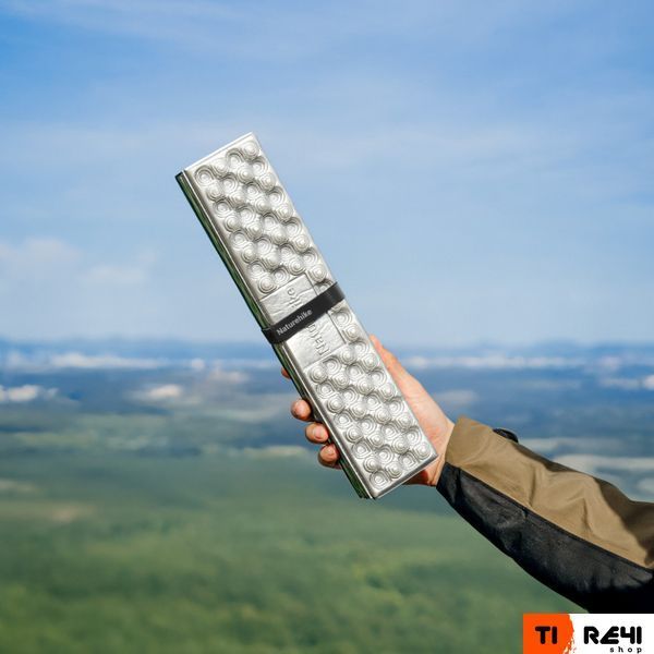 Сидушка туристическая складная XPE Naturehike CNK2650WS011, 18 мм, зеленая, для походов и кемпинга 6977465865519 фото