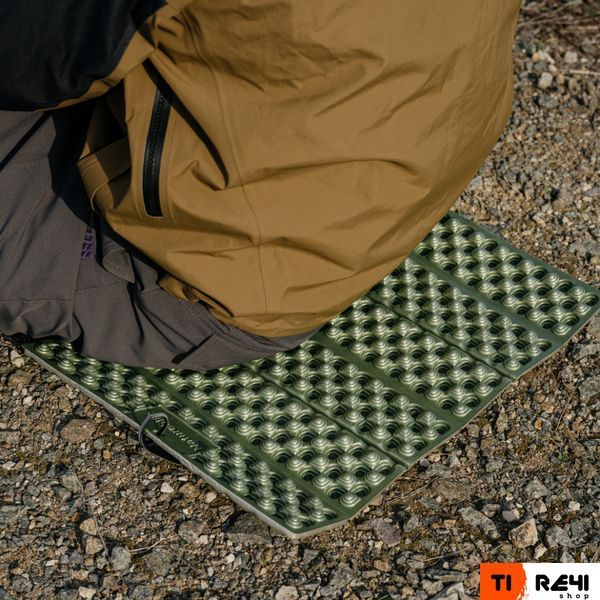 Сидушка туристическая складная XPE Naturehike CNK2650WS011, 18 мм, зеленая, для походов и кемпинга 6977465865519 фото