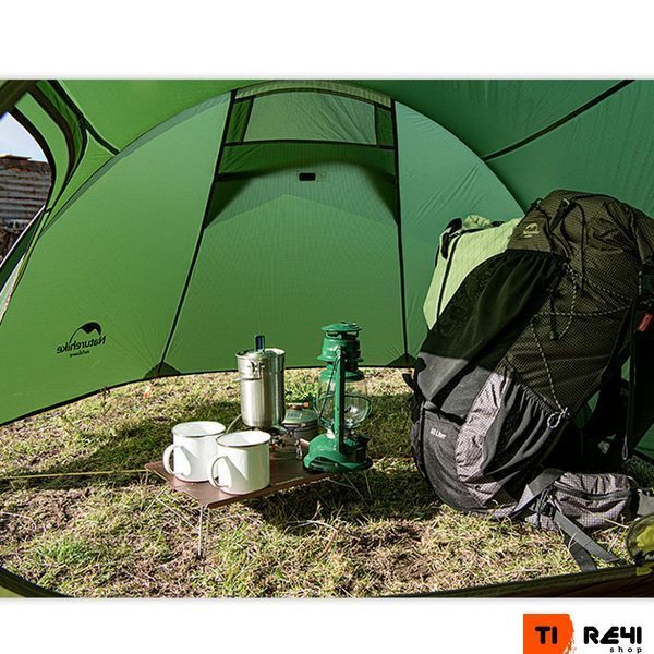 Палатка трехместная Naturehike Opalus, UL, NH17L001-L, светло-зеленая 6976023924781 фото