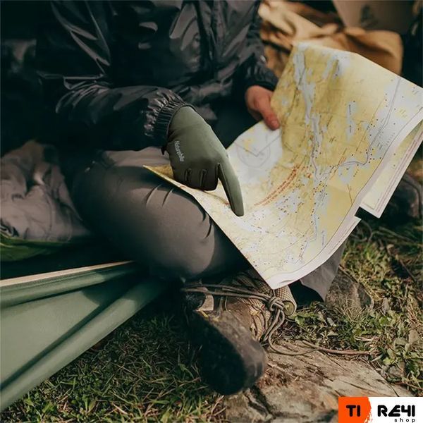 Перчатки трикотажные с улучшенным хватом Naturehike NH20FS032, размер XL, черные 6927595749883 фото