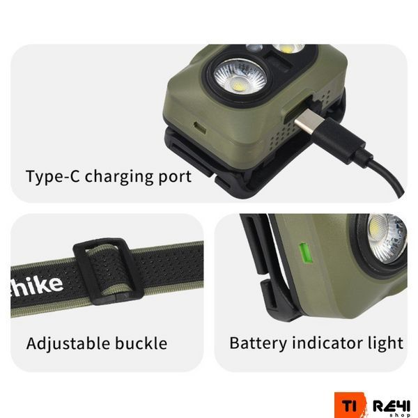 Фонарь налобный Naturehike CNK2450ZM010, коричневый 6976507665452 фото