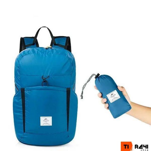 Рюкзак&nbsp;компактний Naturehike&nbsp;Ultralight NH17A017-B&nbsp;22&nbsp;л, блакитний 6927595725108 фото