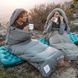 Спальный мешок с капюшоном с обычным мешком для хранения Naturehike M300 CNK2350WS023, серый, правый 6927595775981 фото 9