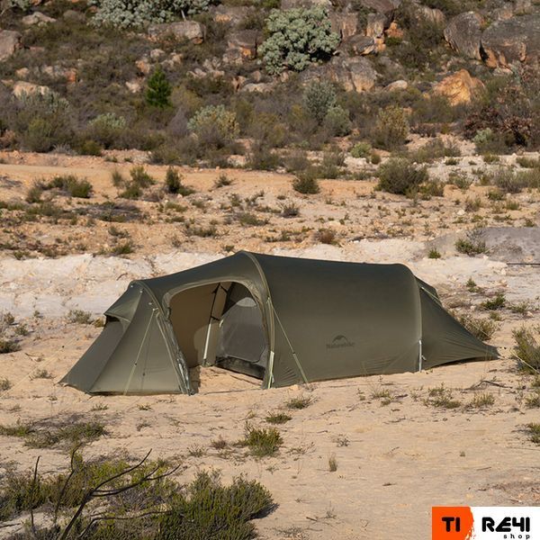 Палатка двухместная Naturehike Opalus, UL, CNK2450WS036, темно-зеленая 6927595795903 фото