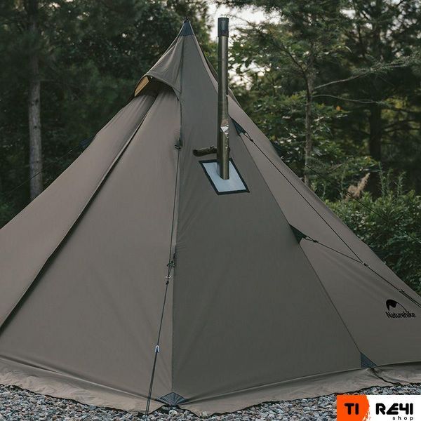 Палатка с острой верхушкой Naturehike CNK2300ZP025, коричневая 6976023922534 фото