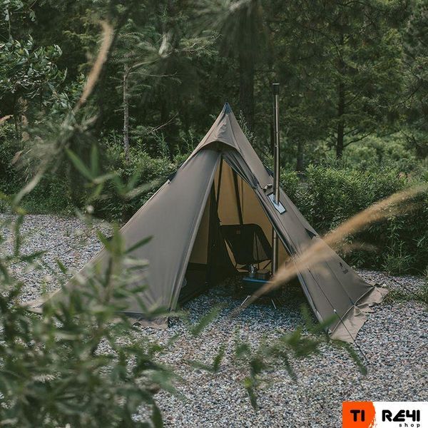 Палатка с острой верхушкой Naturehike CNK2300ZP025, коричневая 6976023922534 фото