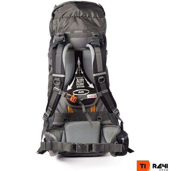 Рюкзак туристичний Naturehike NH70B070-B, 70 л + 5 л, чорно-сірий 6927595709009 фото