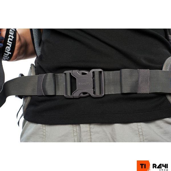 Рюкзак туристичний Naturehike NH70B070-B, 70 л + 5 л, чорно-сірий 6927595709009 фото