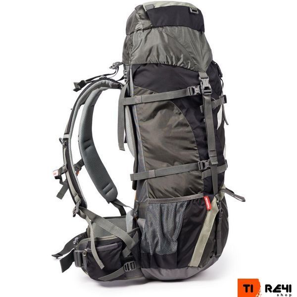 Рюкзак туристичний Naturehike NH70B070-B, 70 л + 5 л, чорно-сірий 6927595709009 фото