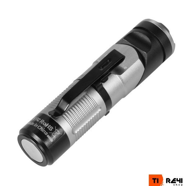 Фонарь с клипсой Naturehike CNK2450ZM013, черно-серый 6976507668521 фото