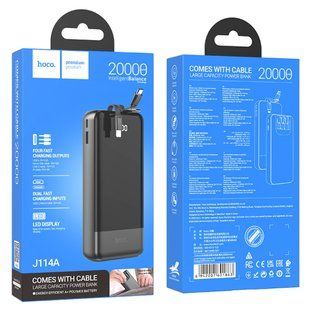 Повербанк Hoco J114A 20000mAh Чорний 10818 фото