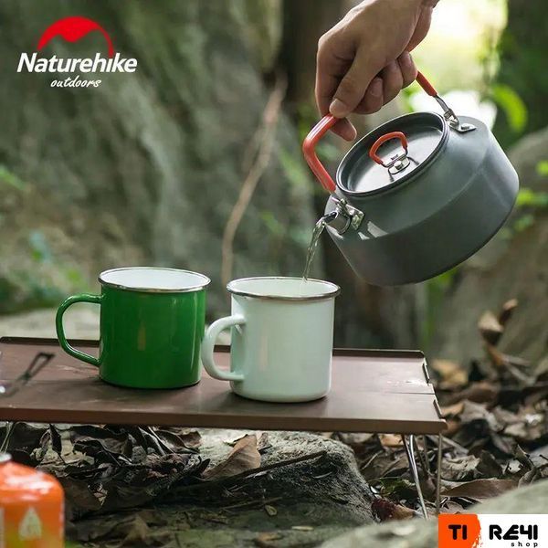 Чайник Naturehike NH17C020-H 1.1 л, алюміній, сірий 6927595723302 фото