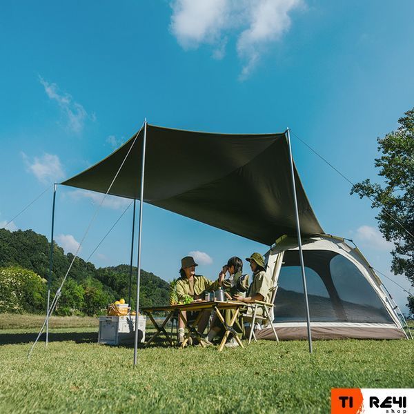Палатка трехместная автоматическая с тентом Naturehike Ango CNK2550WS010, S, серая 6927595785782 фото