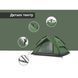 Намет чотиримісний автоматичний Naturehike NH21ZP008, темно-зелений 6976023920660 фото 9