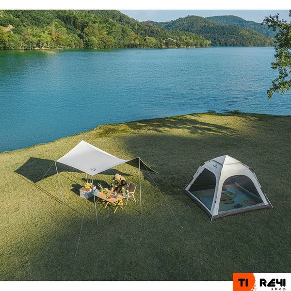 Палатка трехместная автоматическая Naturehike Ango CNK2550WS010, L, серая 6975641888369 фото