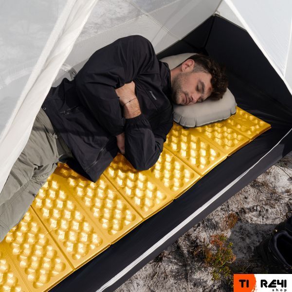 Коврик складной&nbsp;IXPE Naturehike CNK2550WS030, алюминиевая пленка, 18 мм, медово-золотой 6977465868190 фото