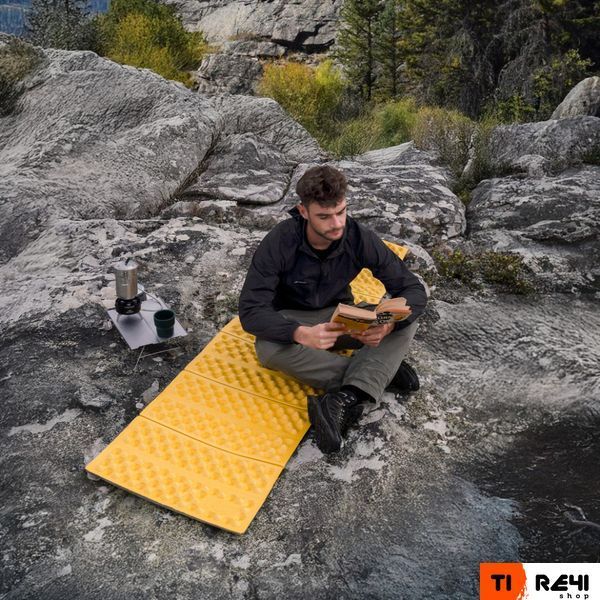 Коврик складной&nbsp;IXPE Naturehike CNK2550WS030, алюминиевая пленка, 18 мм, медово-золотой 6977465868190 фото